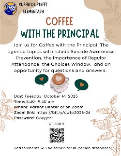 coffee with the principal